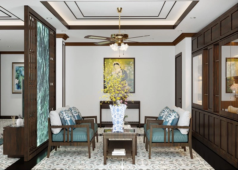 Ngôi nhà phố đẹp nhờ sử dụng chất liệu có màu sắc tự nhiên