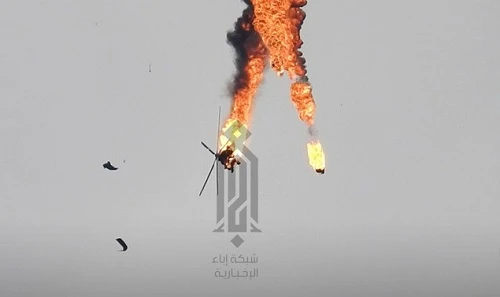 Phiến quân bắn hạ trực thăng Mi-8 ở Idlib khiến tướng không quân Syria thiệt mạng