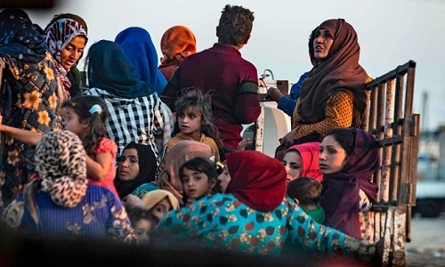 Cảnh người dân Syria đau xót rời quê hương vì Thổ Nhĩ Kỳ