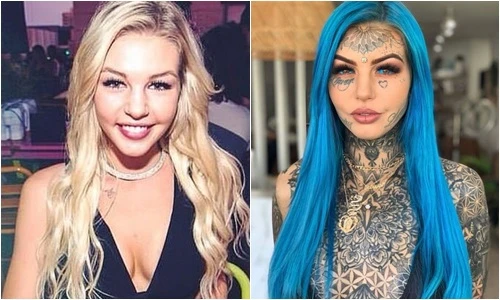 Cô gái 25 tuổi xăm gần 600 hình trên người