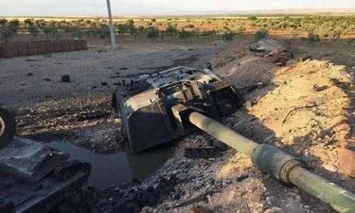 Pháo tự hành T-155 Thổ Nhĩ Kỳ bị thổi "bay đầu" ở chiến trường Syria