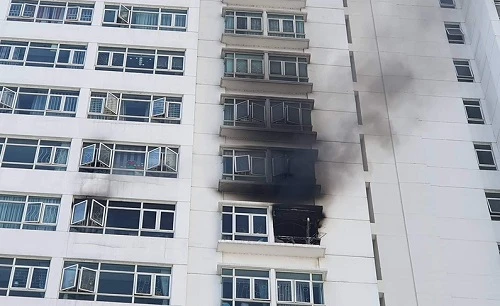 TP HCM: Cháy chung cư Hoàng Anh Golden House, cư dân sợ hãi