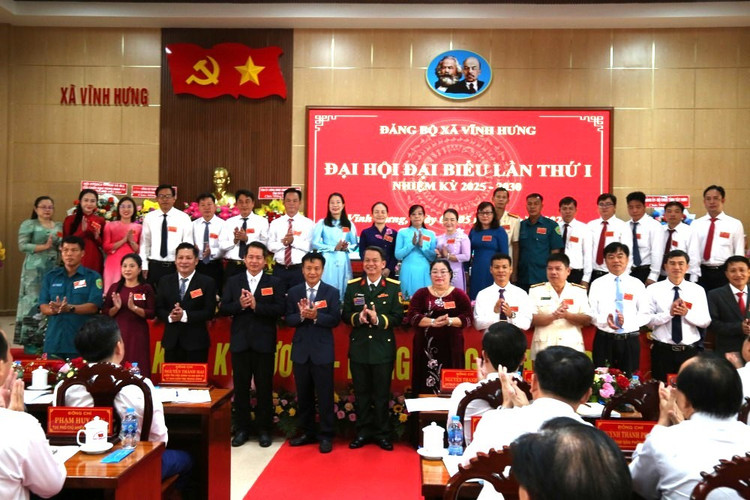 Ban Chấp hành Đảng bộ xã Vĩnh Hưng nhiệm kỳ 2025-2030 1d.jpg