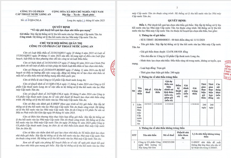 Một phần Quyết định 167/QĐ-CNLA của Cấp nước Long An 1.png
