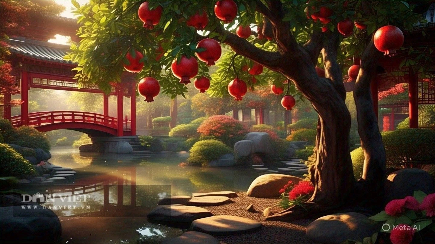 Muốn giàu sang, nhớ trồng lựu phía đông, trồng hồng phía tây