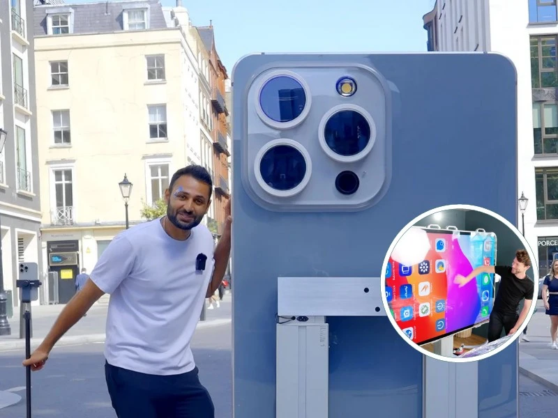 iPhone lớn nhất thế giới gây sốc với cấu hình khủng