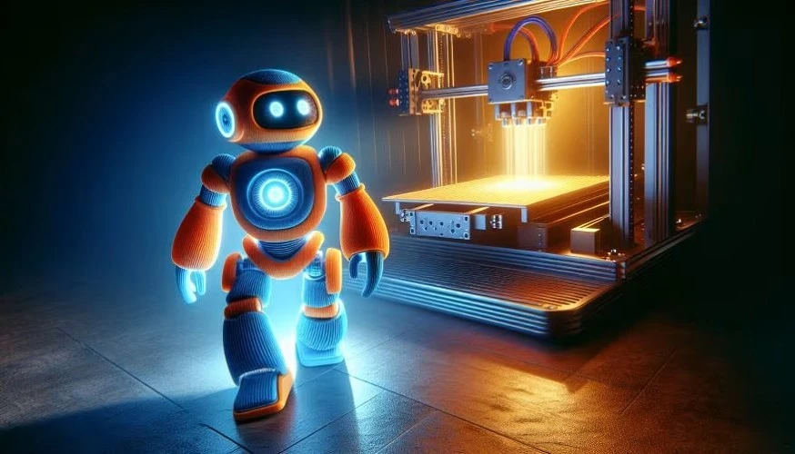 Robot 3D bước ra từ máy in như phép màu, không cần lắp ráp