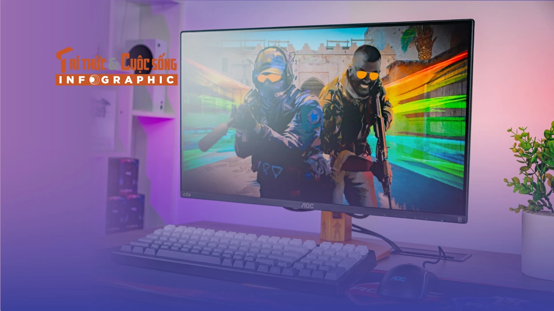 CS25G "Quái vật 310Hz" tối thượng cho chiến thần Counter-Strike