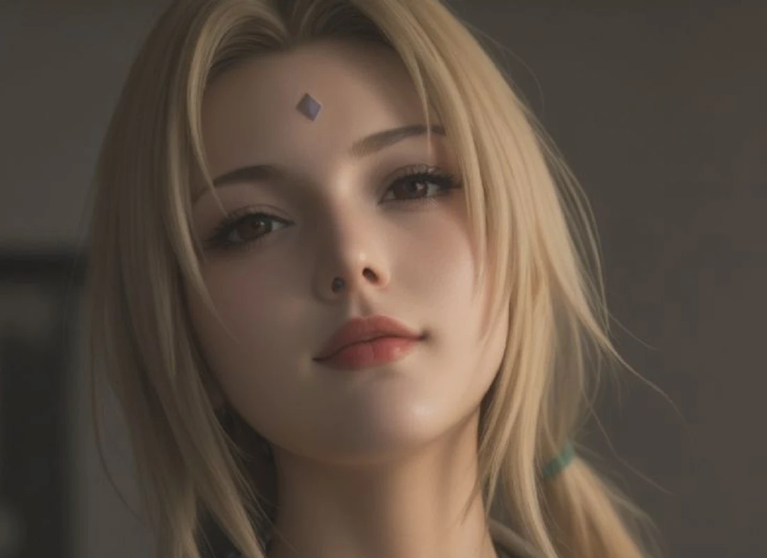 AI tái hiện Tsunade cực phẩm, fan Naruto "mất máu" hàng loạt