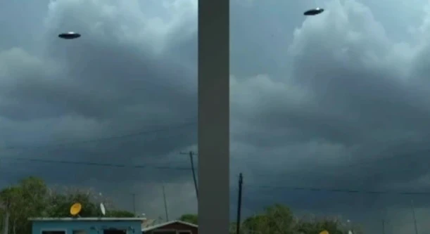 Xôn xao UFO dài 15m lộ diện sau bão: Bí ẩn chưa lời giải! 