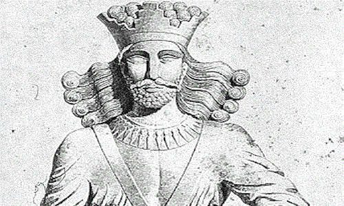 Vua Shapur I của đế chế Sasanian tự xưng là "Vua của các vị vua". Ông kế thừa ngai vàng từ người cha.