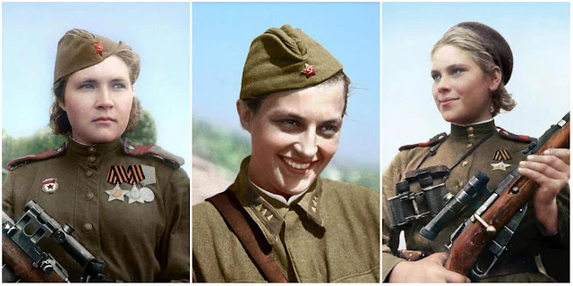 Những nữ xạ thủ huyền thoại Liên Xô khiến phát xít Đức run sợ