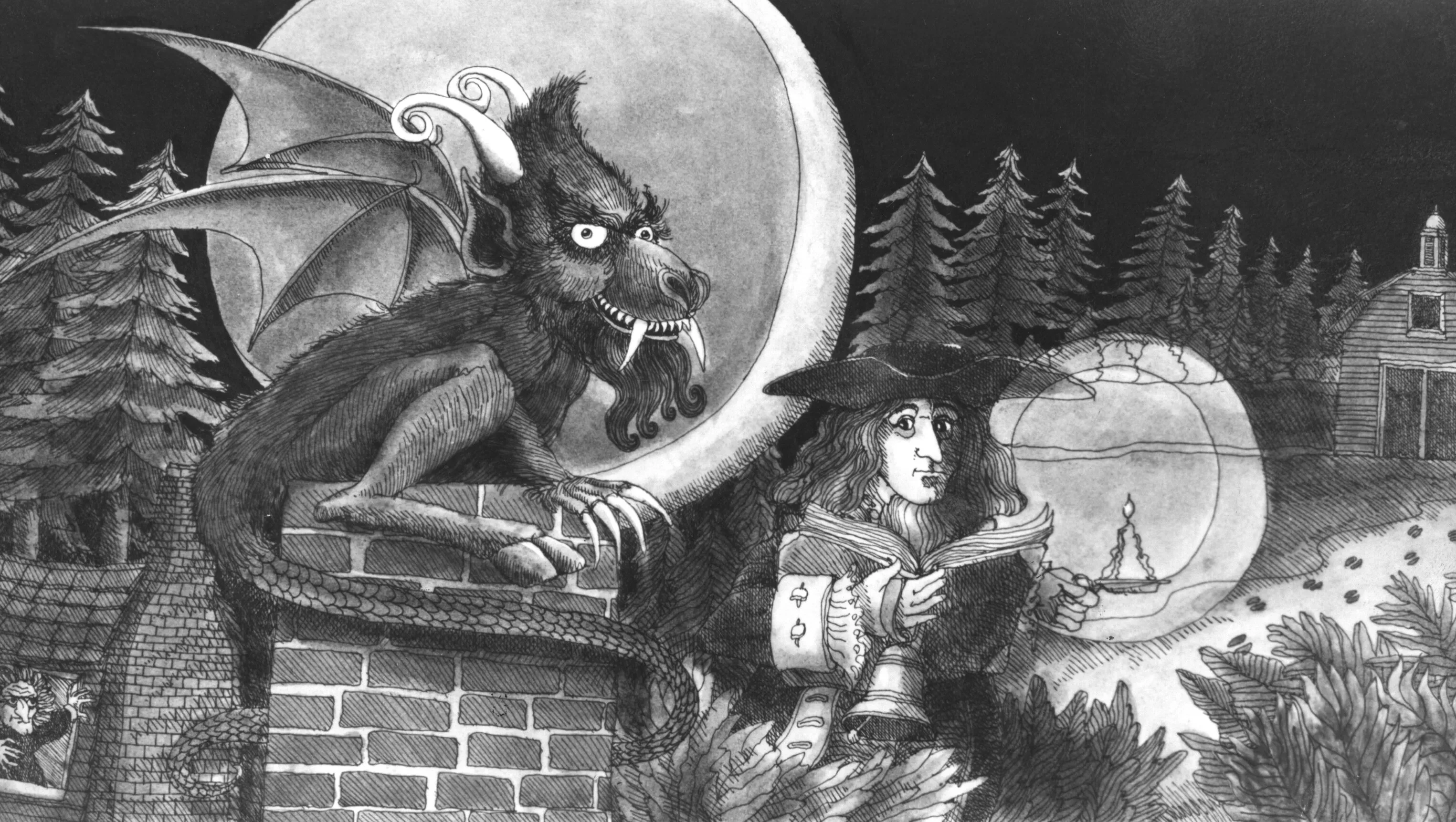 Truyền thuyết rùng rợn quái vật đầu ngựa, có cánh gây ám ảnh kinh hoàng