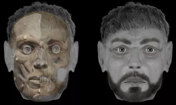 Phục dựng gương mặt đàn ông thời Trung cổ, giật mình sự thật