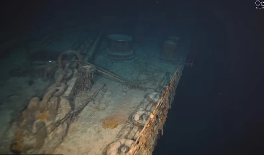 Những hình ảnh "nóng hổi" mới công bố về xác tàu đắm Titanic
