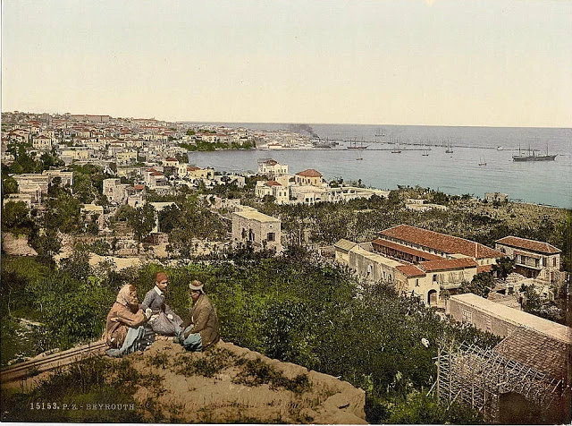 Hình ảnh cuộc sống thanh bình ở Li Băng, Trung Đông đầu thế kỷ 20