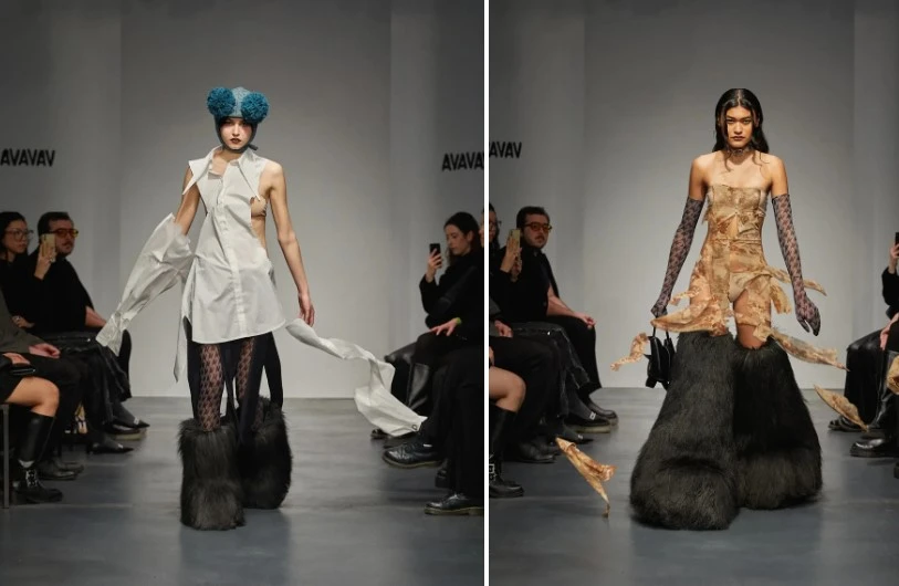 Người mẫu bị xé quần áo và loạt hình ảnh táo bạo nhất sàn diễn 2023