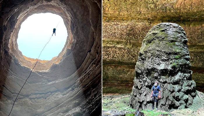 Bí ẩn "giếng địa ngục" triệu năm, sâu không đáy, bốc mùi nồng nặc 