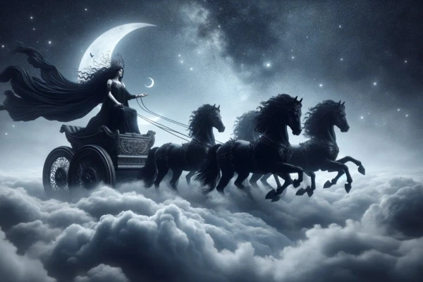 Huyền thoại Nữ thần bóng đêm quyền năng của Hy Lạp