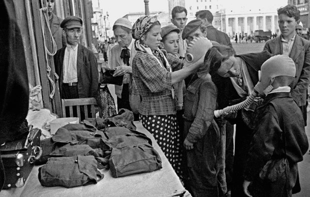 Hình ảnh hiếm - độc về thủ đô Moscow trong Thế chiến 2