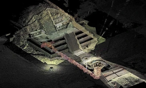 Bí ẩn đường hầm bên dưới kim tự tháp nổi tiếng ở Mexico