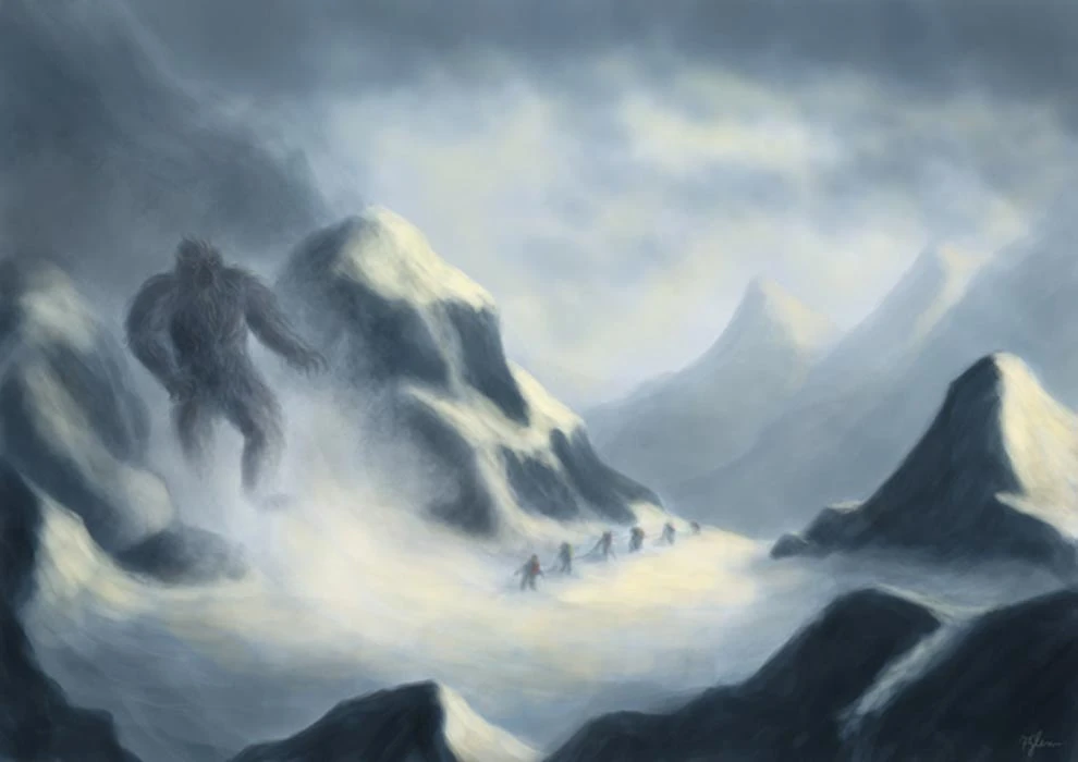 Bí ẩn “quái vật” màu xám khiến người leo núi rùng mình run sợ 