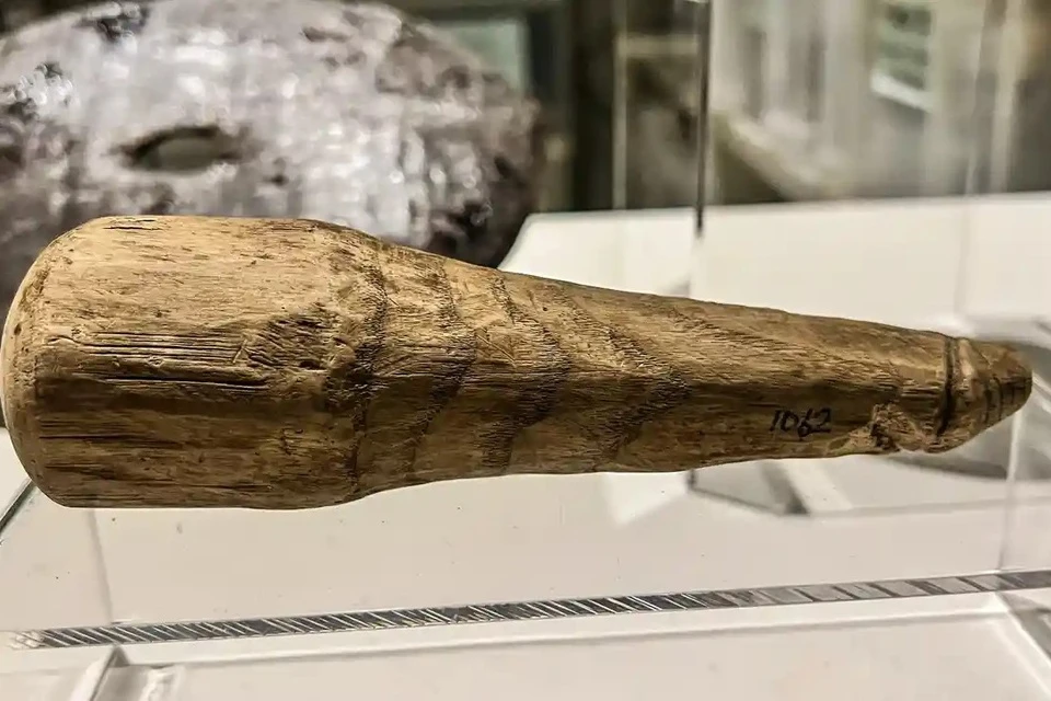 Tưởng khúc gỗ, té ngửa nhận ra là "đồ chơi người lớn" 2.000 tuổi