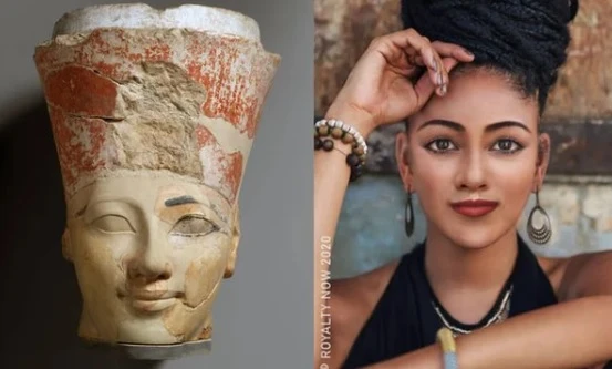 Dùng AI phục dựng chân dung nữ hoàng Ai Cập, sững sờ nhan sắc