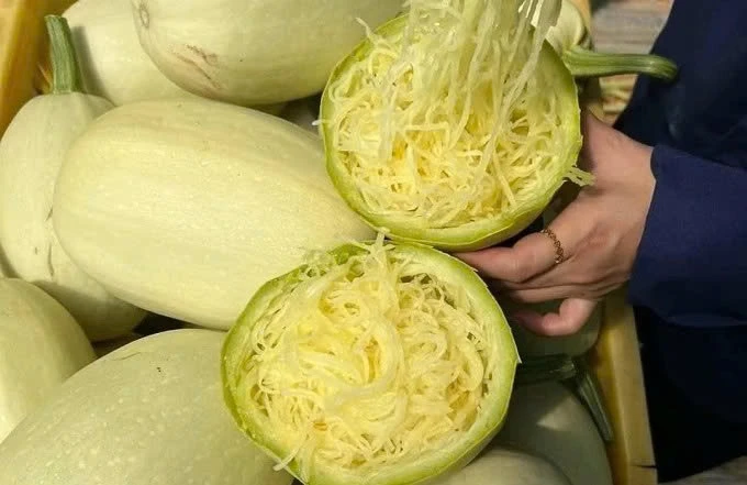 Loại quả đặc biệt tách sợi như mì, ngon miệng lợi sức khỏe