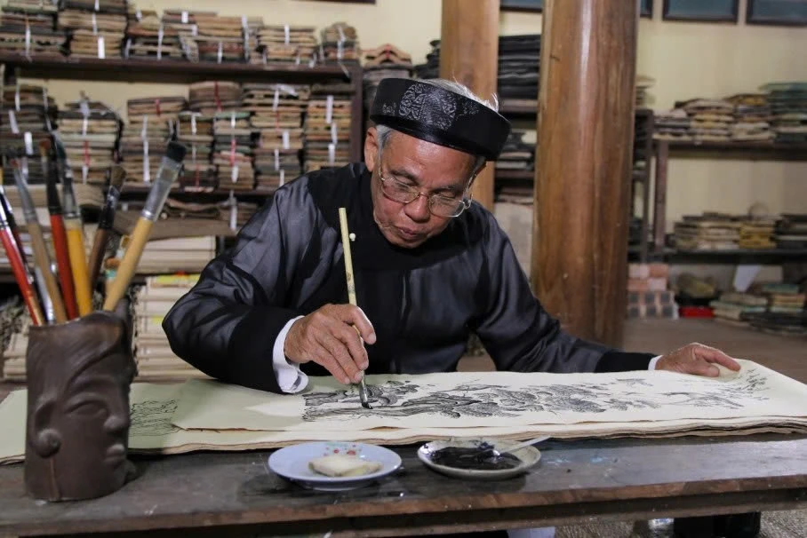 Nghề làm tranh Đông Hồ được UNESCO công nhận là di sản văn hoá phi vật thể