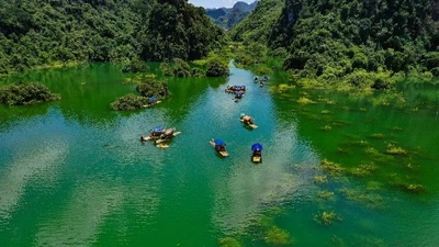 Đồng Lâm mùa nước nổi đẹp như tranh, điểm đến dã ngoại lý tưởng gần Hà Nội
