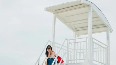 Đến Bãi Cháy check-in chiếc chòi trắng “chuẩn Hàn”