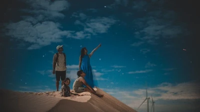 Trải nghiệm đêm giữa đồi cát Mũi Né lấp lánh sao trời 
