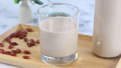 Bí quyết nấu sữa đậu đỏ hạnh nhân tại nhà thơm béo ngậy