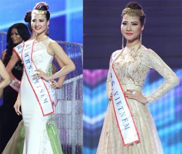 Trần Thị Quỳnh đeo băng sai tên nước, treo quốc kỳ ngược