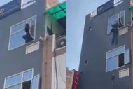Cô gái nhảy từ tầng 4 sau khi mâu thuẫn với bạn trai