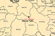 Động đất cách tâm chấn 80 km rung lắc nhiều nơi ở Quảng Ngãi