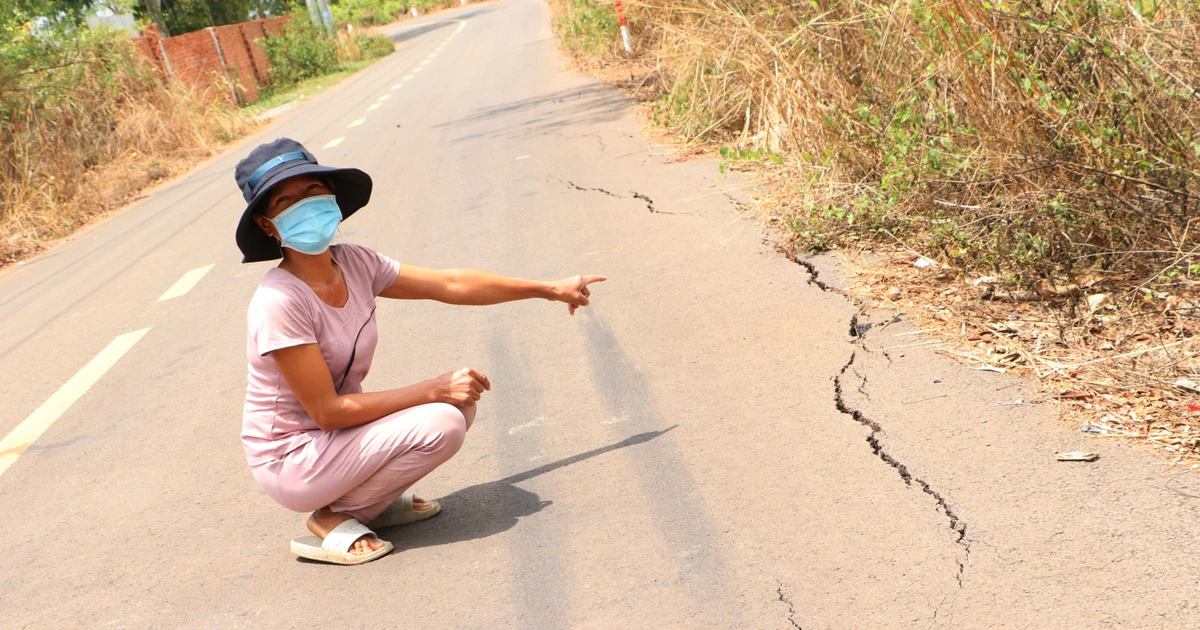 View - Đồng Nai: Lún, nứt mặt đường Sông Thao – Tây Hòa | Báo Tri thức và Cuộc sống - TIN TỨC PHỔ BIẾN KIẾN THỨC 24H