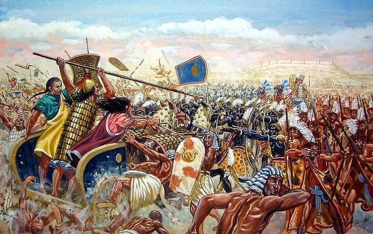 Trận đánh đầu tiên trong lịch sử loài người diễn ra ở đâu?
