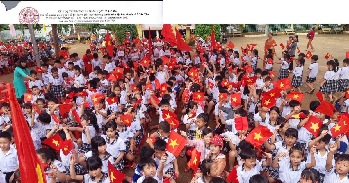 Cần Thơ công bố lịch năm học mới 2025-2026