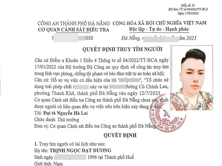 Truy tìm nghi phạm liên quan đến vụ hiếp dâm, tổ chức sử dụng ma túy