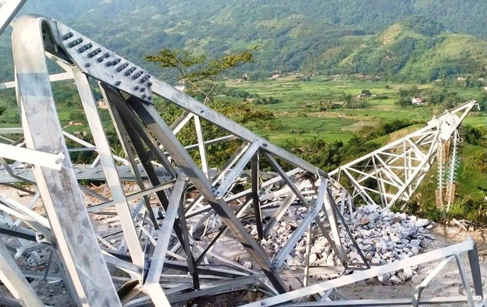 View - Biết gì nhà thầu thi công cột điện 500kV Lào Cai - Vĩnh Yên đổ sập? | Báo Tri thức và Cuộc sống - TIN TỨC PHỔ BIẾN KIẾN THỨC 24H