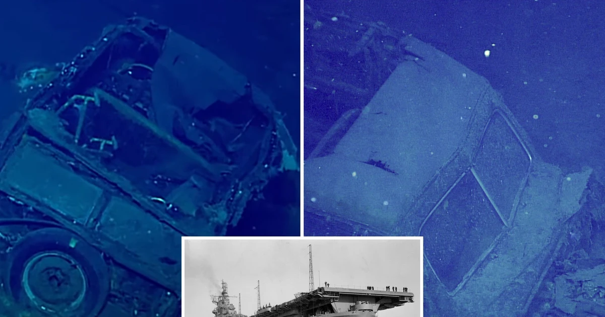 View - Tìm thấy ô tô Ford trong xác tàu sân bay Mỹ thời Thế chiến 2 | Báo Tri thức và Cuộc sống - TIN TỨC PHỔ BIẾN KIẾN THỨC 24H