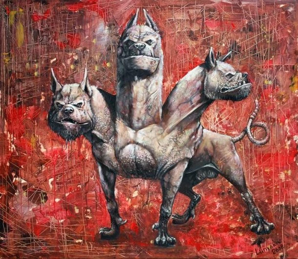 Huyền thoại quái vật 3 đầu, đuôi rắn canh giữ địa ngục