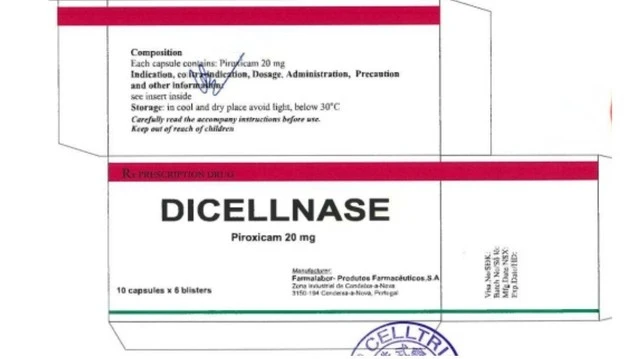 Hà Nội thông báo khẩn thu hồi thuốc Viên nang cứng Dicellnase trị xương khớp