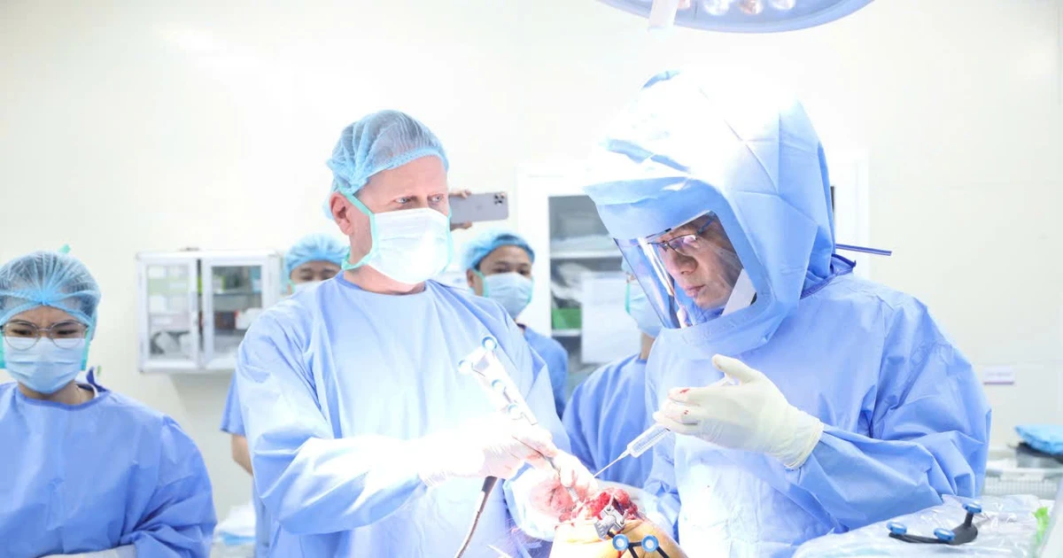 View - Robot Cori lần đầu tiên hỗ trợ thay khớp gối tại Việt Nam | Báo Tri thức và Cuộc sống - TIN TỨC PHỔ BIẾN KIẾN THỨC 24H