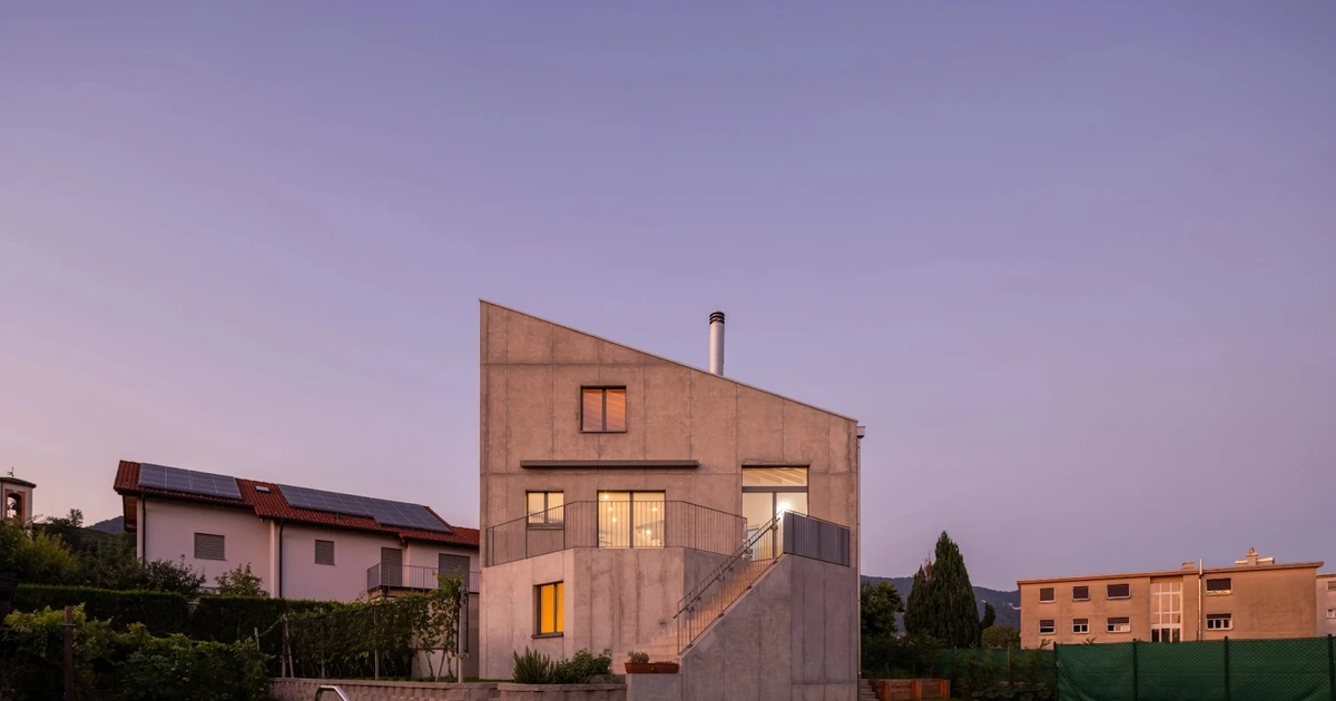 View - Nhà bê tông hình bát giác như “khối đá sống” giữa thiên nhiên | Báo Tri thức và Cuộc sống - TIN TỨC PHỔ BIẾN KIẾN THỨC 24H