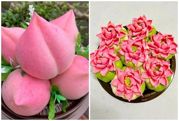 View - Rầm rộ rao bán bánh bao đào tiên, bánh bao hoa sen trước Rằm tháng 7 | Báo Tri thức và Cuộc sống - TIN TỨC PHỔ BIẾN KIẾN THỨC 24H