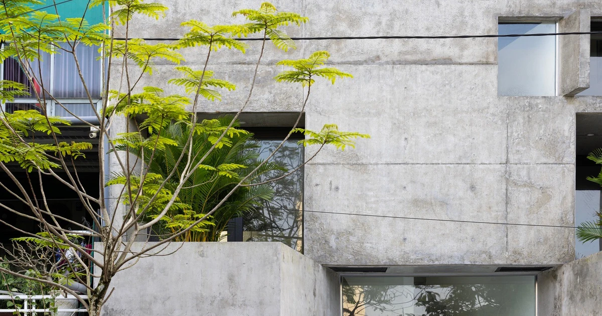 Gallery - Nhà bê tông thô mộc kết nối ánh sáng và thông gió | Báo Tri thức và Cuộc sống - TIN TỨC PHỔ BIẾN KIẾN THỨC 24H