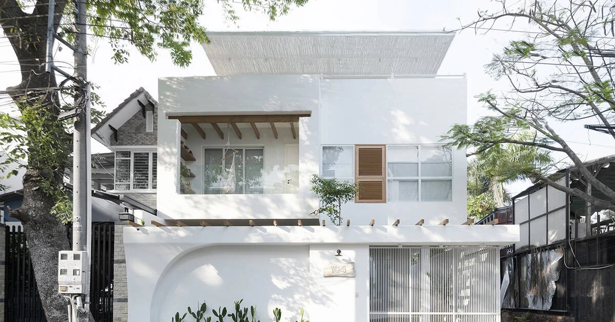 View - Ngôi nhà màu trắng giản dị, tinh khôi lạ thường giữa lòng đô thị | Báo Tri thức và Cuộc sống - TIN TỨC PHỔ BIẾN KIẾN THỨC 24H